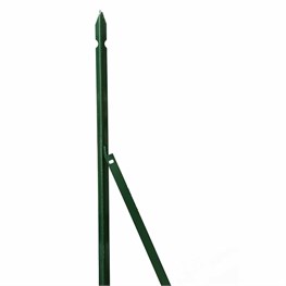 SAETTA METALLICA PLASTIFICATA FORMA L - H CM 120 - COLORE VERDE